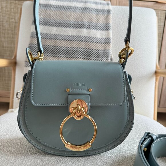 Chloe small Tess Bag - baby blue color - Picture 1 of 16